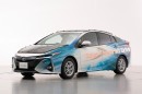 Solar-powered Toyota Prius prototype is testing on public roads in Tokyo