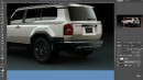 Toyota Land Cruiser 3-Door open-top SUV rendering by Theottle
