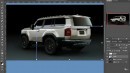 Toyota Land Cruiser 3-Door open-top SUV rendering by Theottle