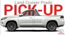 Toyota “LC Prado” Land Cruiser Prado Pickup Truck rendering by [A] Tecnology
