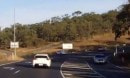 Toyota Supra Flies Off the Road in Australia