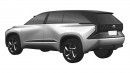 Toyota bZ Full-Size SUV Patent Image