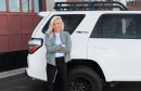 Paralympic swimmer Jessica Long drives a Toyota 4Runner