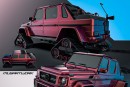 Tracked Mercedes-Maybach G 650 Landaulet rendering by musartwork on Instagram