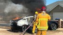 Tesla Model 3 spontaneously catches fire in California City