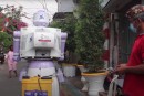 Delta Robot Made of Household Items