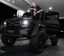 Travis Barker and Kourtney Kardashian's Matching G-Wagens