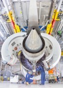 Rolls-Royce Trent 7000 turbofan engine in the making