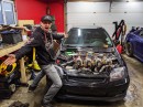 Triceraboost Is a Triple-Turbo Honda Civic, Owner Also Built a Mustang With Eight Turbos