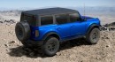 Three 2021 Ford Bronco units spotted dressed up in blue