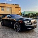 Triple Black Rolls-Royce Dawn on AGLuxury 24s for sale by Champion Motoring