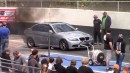 Triple Turbo BMW 335d drag racing at Outlaw Diesel Super Series on DRACS