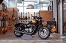 Triumph Bonneville T120 and Gibson Les Paul Standard