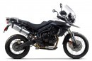 TBR exhaust for Triumph Tiger 800 and XC