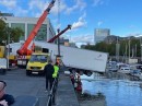 Truck Carrying The Outlaws Costumes Crashed into Bristol Harbor