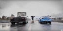 Volvo truck vs. race car challenge