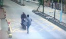 Man kicks scooter thief
