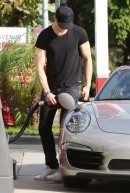 True Blood Actor Alexander Skarsgard Seen With His Porsche 911