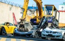 Smuggled McLaren 620R Gets Destroyed by an Excavator in the Philippines