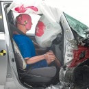 2015 Toyota RAV4 passenger-side small overlap crash test