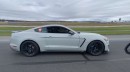 Tuned 2020 Ford Mustang Shelby GT500 Races Boosted Shelby GT350