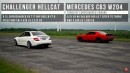 Mercedes-AMG AMG C 63 vs Dodge Challenger Hellcat on Sam CarLegion