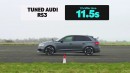 Tuned Audi RS 3 Drag Races Stock RS 7 Performance