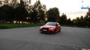 Tuned Audi RS 3 Sportback with 675 ps/666 hp high speed trials by AutoTopNL