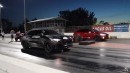 Audi RSQ8 "POORUS" vs Lamborghini Urus vs Tesla Model X P100D