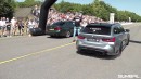Tuned BMW M5 CS Drag Races Tuned BMW M3 Touring