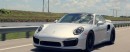 Tuned Porsche 911 Turbo S goes street racing