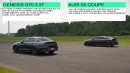 Tuned Genesis G70 Sedan Drag Races Tuned Audi S5 Coupe