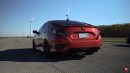 2022 Acura TLX Type S vs tuned Honda Civic 1.5T CVT drags on Sam CarLegion