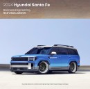 Hyundai Santa Fe tuning rendering by nab.visualdesign