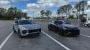 Tuned Lamborghini Urus and Porsche Cayenne Turbo GT
