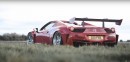 Mazda RX-7 sintonizado carreras de arrastre Ferrari 458, todos los esfuerzos son en vano