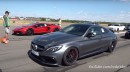 Mercedes-AMG C 63 Coupe vs. Supercars