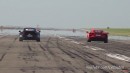 Porsche 911 Turbo S vs C8 Chevy Corvette & Ducati on cvdzijden