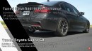Tuned Toyota GR Supra vs. Tuned BMW 340i xDrive M Performance drag and roll races on Sam CarLegion