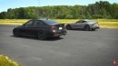 Tuned Toyota GR Supra vs. Tuned BMW 340i xDrive M Performance drag and roll races on Sam CarLegion