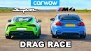 Tuned Toyota Supra Drag Races BMW M4, Decimation Follows