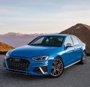 Turbo Blue 2020 Audi S4 TDI Is a Cool Sedan, Exhaust Is Fake on One Side