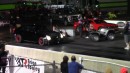 Turbo Caddy CTS-V vs. Turbo Chevy Camaro on DRACS