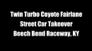 Turbo Coyote Ford Fairlane  drags twin turbo V8 Chevy Trailblazer on DRACS