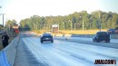 Turbo Ford Mustang GT drags Hot Rod on Jmalcom2004