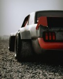 Turbo Ford Mustang HoonicornV2 slammed widebody rendering by altered_intent