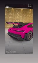 Katie Price reposts video of hot pink Porsche GT3 RS, would probably love to add it to her collection