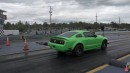 Ford Mustang Boss 302 vs GTO, Monte Carlo, GTO on The Drag Race
