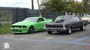 Ford Mustang Boss 302 vs GTO, Monte Carlo, GTO on The Drag Race