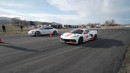 Twin-Turbo C8 Corvette Drag Races a Porsche Taycan Turbo, Fight Is Brutal